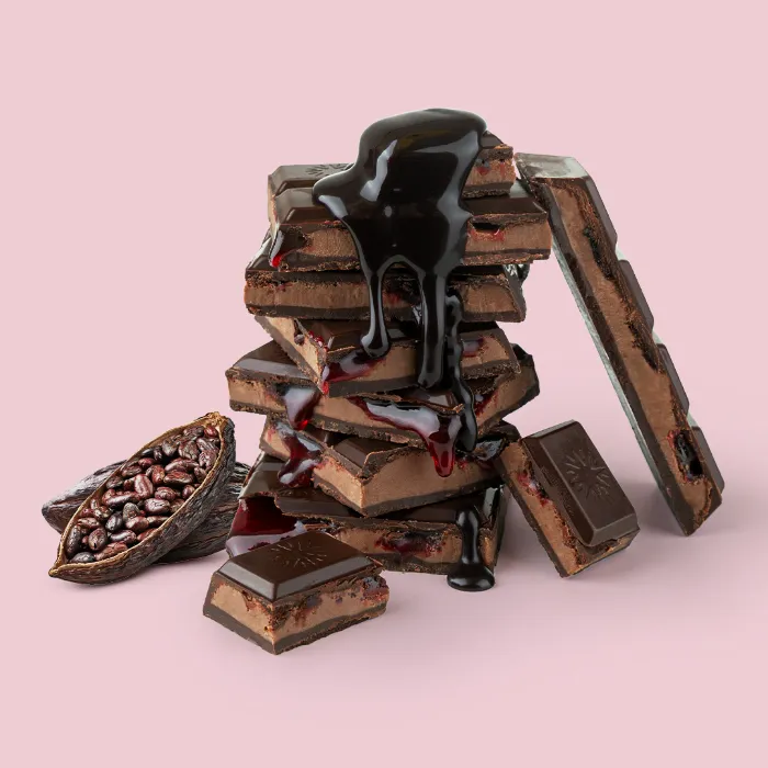 Lúdlábtorta étcsokoládé